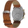 imageTimex Mens Q 40mm WatchBrownTwoToneGoldTone