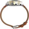 imageTimex Mens Q 40mm WatchBrownTwoToneGoldTone