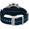 imageTimex Mens Waterbury Heritage 39mm Watch  Blue SlipThru Double Layer Blue Dial Stainless Steel Case
