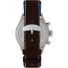 imageTimex Mens Waterbury Traditional 41mm Watch  Brown Two Piece Quick Release SilverTone Dial Stainless Steel Case