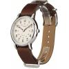 imageTimex Mens Weekender 40mm WatchBrownCreamSilverTone
