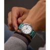 imageTimex Mens Weekender 40mm WatchGreenSilverToneWhite