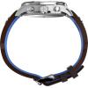 imageTimex Mens X Pan Am Chronograph WatchBrownBlueStainless SteelChrono