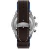 imageTimex Mens X Pan Am Chronograph WatchBrownStainless SteelBlue