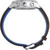 imageTimex Mens X Pan Am Chronograph WatchBrownStainless SteelBlue