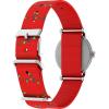 imageTimex Unisex Peanuts Weekender 31mm Watch  Red Strap White Dial SilverTone Case