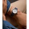 imageTimex Unisex Weekender 38mm WatchBlueSilverToneWhite