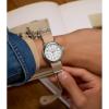 imageTimex Unisex Weekender 38mm WatchTanSilverToneWhite