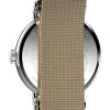 imageTimex Unisex Weekender 38mm WatchTanSilverToneWhite