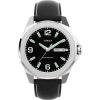 imageTimex Mens Essex 46mm WatchBlackSilverToneBlack