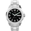 imageTimex Mens Essex 46mm WatchStainless SteelSilverToneBlack