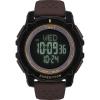 imageTimex Mens Expedition Ridge 49mm WatchBrownBlackDigital Neg Display