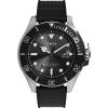 imageTimex Mens Harborside 42mm WatchBlackIP SteelBlack