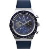 imageTimex Mens Q 40mm Watch  Blue Two Piece Blue Dial SilverTone Case