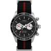 imageTimex Mens Waterbury Heritage 39mm Watch  Black SlipThru Double Layer Black Dial Stainless Steel Case