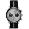 imageTimex Mens Waterbury Heritage 39mm Watch  Black SlipThru Double Layer SilverTone Dial Stainless Steel Case