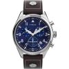 imageTimex Mens X Pan Am Chronograph WatchBrownBlueStainless SteelChrono