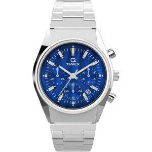 imageTimex Mens Falcon Eye WatchSilverToneRoyal Blue