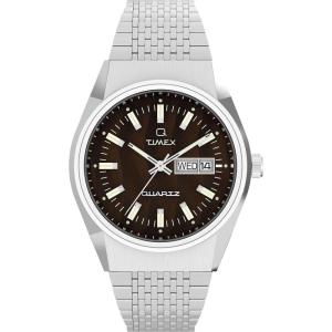 imageTimex Mens Falcon Eye WatchStainless SteelStainless SteelBrown