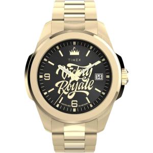 imageTimex x Fortnite Mens WatchGoldToneGoldToneBlack