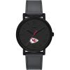 imageWomens Night Game 42mm Stainless Steel Quartz Watch with Leather Strap Gray 20 Model TWZFCHIWD