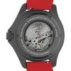 image:imageTimex Mens Deep Water 44mm Watch  Red Strap Black Dial Gunmetal Case