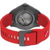 image:imageTimex Mens Deep Water 44mm Watch  Red Strap Black Dial Gunmetal Case