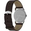 image:imageTimex Mens Easy Reader Watch 38mmBrownSilverToneWhite38mm