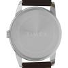 image:imageTimex Mens Easy Reader Watch 38mmBrownSilverToneWhite38mm