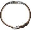 image:imageTimex Mens Main Street 38mm Watch  Brown Strap Green Dial SilverTone Case