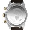 image:imageTimex Mens Waterbury Heritage 39mm WatchBrownStainless SteelBlack