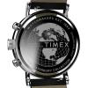 image:imageTimex Mens Waterbury Standard 43mm Watch  Brown Strap Rose GoldTone Dial SilverTone CaseBlackSilverToneSilverTone
