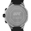 image:imageTimex Unisex UFC King 45mm Watch  Black Strap Black Dial TwoTone CaseBlackBlackSilverTone