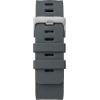 image:imageiConnect by Timex TW5M31300 Classic Square Gunmetal Smartwatch Gray Silicone Strap