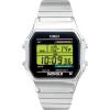 image:imageTimex Mens Classic Digital 34mm WatchStainless SteelDigital GreenSilverTone