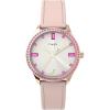 image:imageTimex Womens Dress 32mm Watch White Dial Rose GoldTone CasePinkWhiteRose GoldToneCrystals