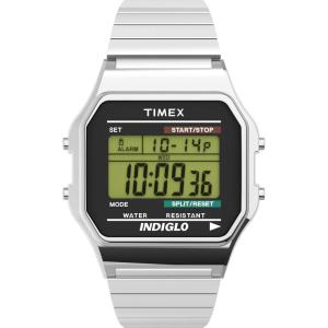 image:imageTimex Mens Classic Digital 34mm WatchStainless SteelDigital SilverSilverTone