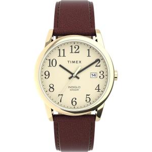 image:imageTimex Mens Easy Reader Watch 38mmBrownGoldToneCream38mm