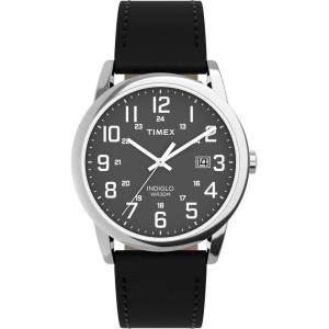 image:imageTimex Mens Easy Reader Watch 38mmBrownSilverToneBlack38mm