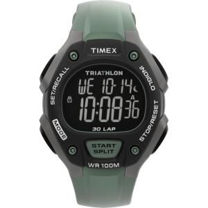 image:imageTimex Mens Ironman Triathlon Classic 30 38mm WatchGreenDigitalBlack