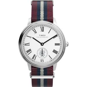 image:imageTimex Mens Waterbury Metropolitan 39mm WatchMulticolorStainless SteelSilverTone