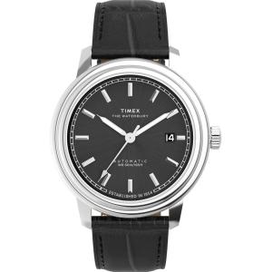 image:imageTimex Mens Waterbury Metropolitan 41mm WatchBlackStainless SteelBlack