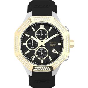 image:imageTimex Unisex UFC King 45mm Watch  Black Strap Black Dial TwoTone CaseBlackBlackTwoTone