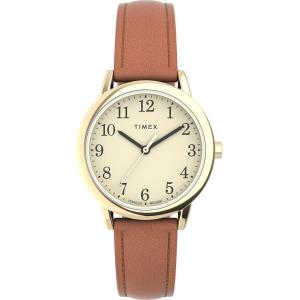 image:imageTimex Womens Easy Reader WatchBrownGoldToneCream30mm