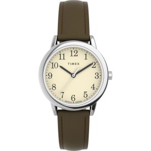image:imageTimex Womens Easy Reader WatchBrownSilverToneCream30mm