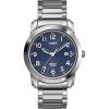 image:imageTimex Mens Highland Street Stainless Steel Expansion Band WatchSilverToneBlue