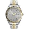 image:imageTimex Mens Waterbury Legacy DayDate 41mm Watch  SilverTone Dial with TwoTone Stainless Steel Case amp Bracelet