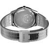 image:imageTimex Q Mens 38mm Watch  SilverTone Case Blue Dial amp Top Ring with Stainless Steel Bracelet