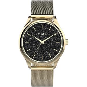 image:imageTimex Womens Celestial Opulence 32mm Watch with Rose GoldTone Stainless Steel Mesh Bracelet
