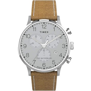 image:imageTimex Waterbury Classic Chronograph 40mm WatchTanSilver